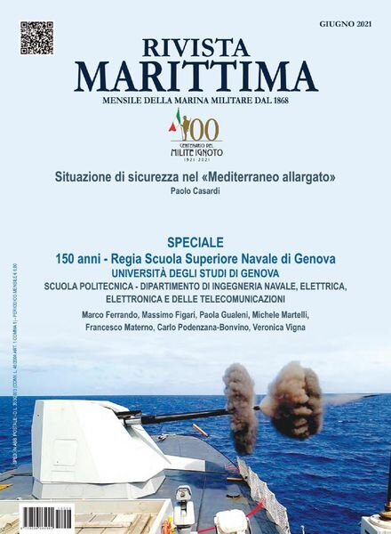 Rivista Marittima – Giugno 2021 Cover