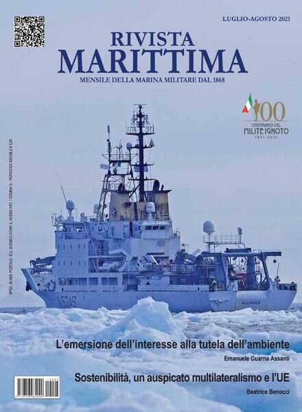 Rivista Marittima – Luglio-Agosto 2021 Cover