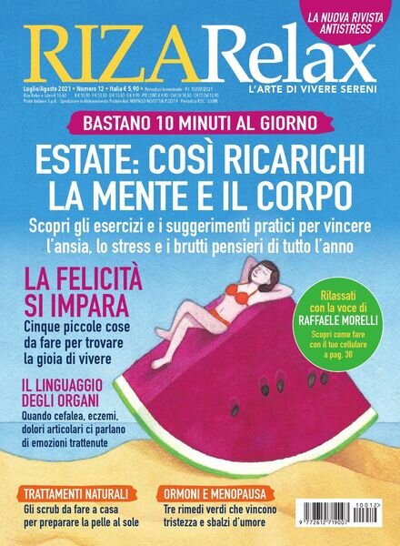 Riza Relax – Luglio 2021 Cover