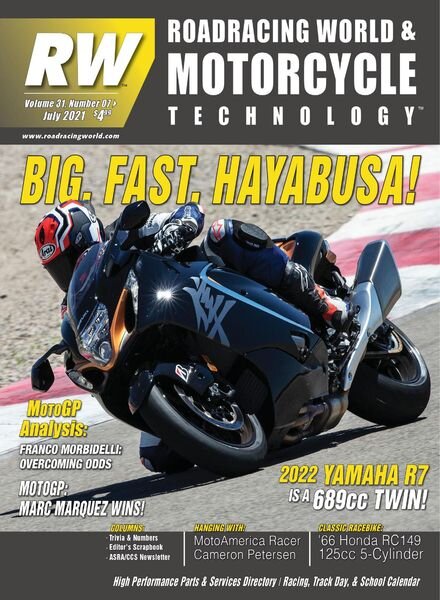 Roadracing World – July 2021 Cover