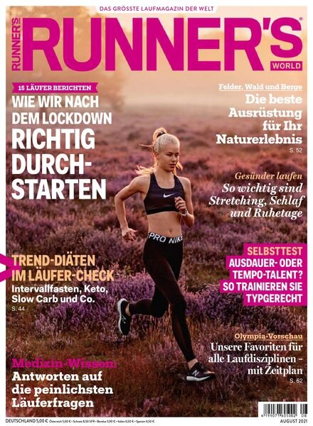 Runner’s World Germany – August 2021 Cover