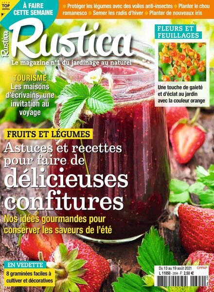 Rustica – 13 Aout 2021 Cover