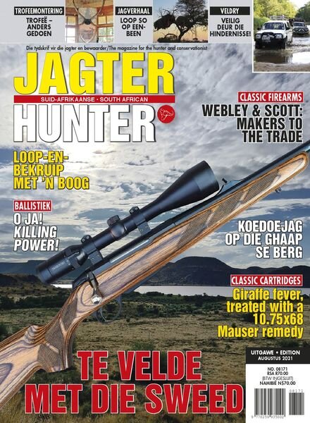 SA Hunter-Jagter – August 2021 Cover