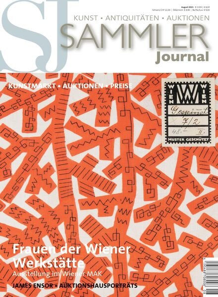 SAMMLER Journal – 18 Juli 2021 Cover