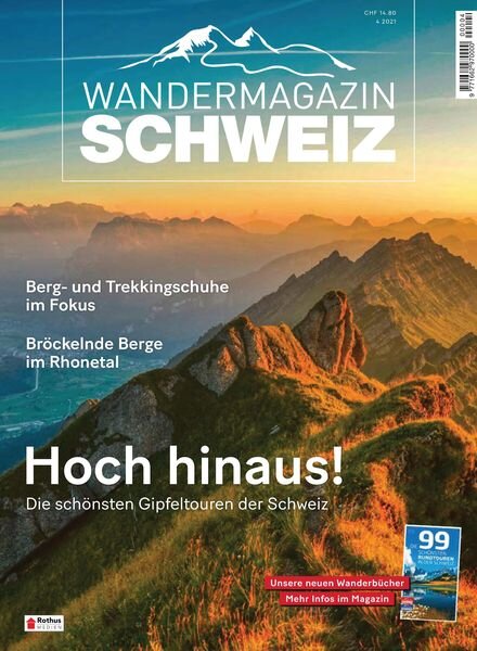 SCHWEIZ Das Wandermagazin – 14 Juli 2021 Cover
