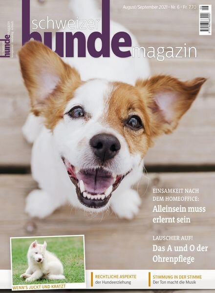 Schweizer Hunde Magazin – Juli 2021 Cover