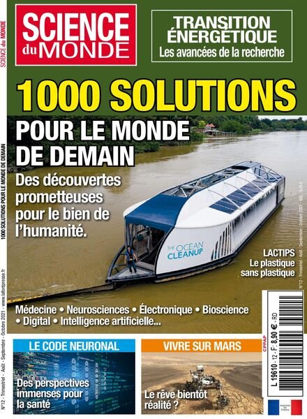 Science du Monde – Aout-Octobre 2021 Cover
