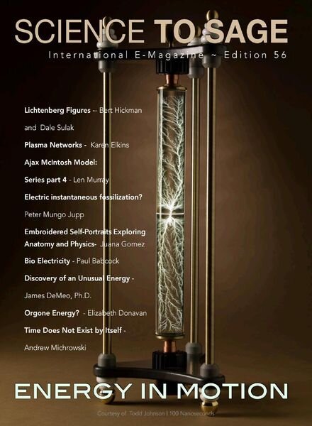 Science to Sage – March 2019 Energy in Motion Cover
