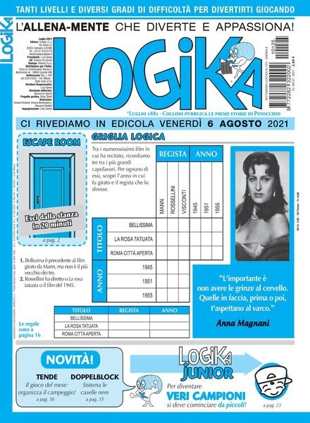 Settimana Logika – 09 luglio 2021 Cover