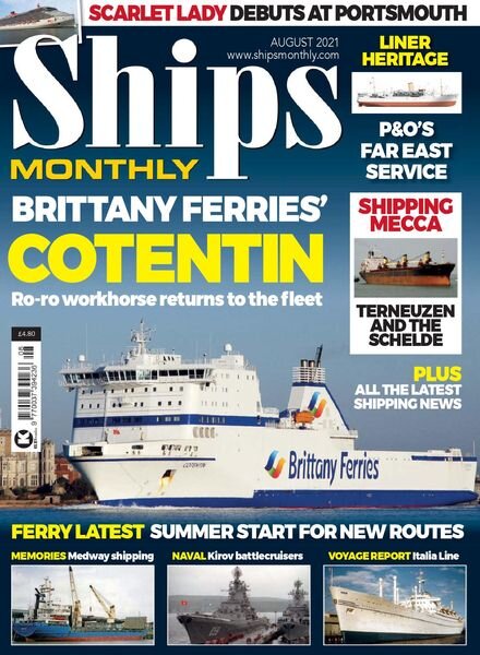 Ships Monthly – August 2021 Cover