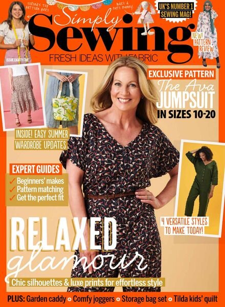 Simply Sewing – Issue 85 – August 2021 Cover