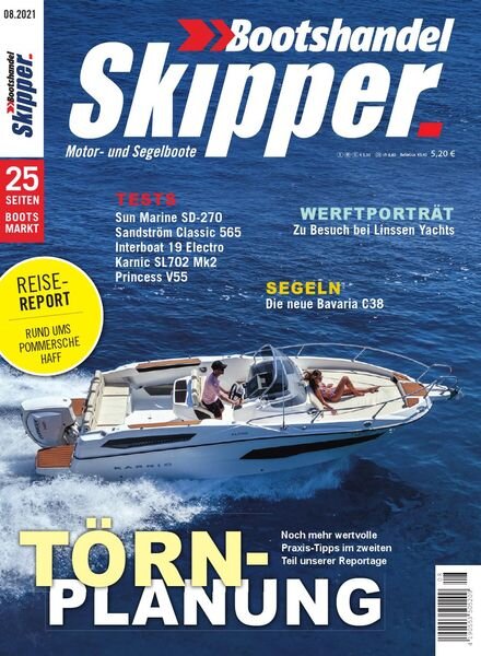 Skipper Bootshandel – Juli 2021 Cover