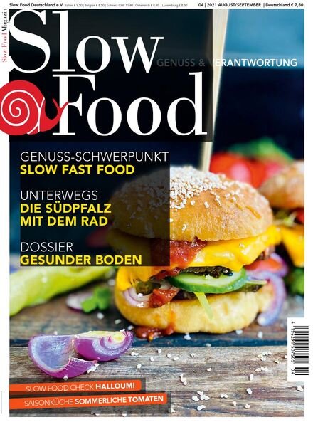 Slow Food Magazin – August-September 2021 Cover