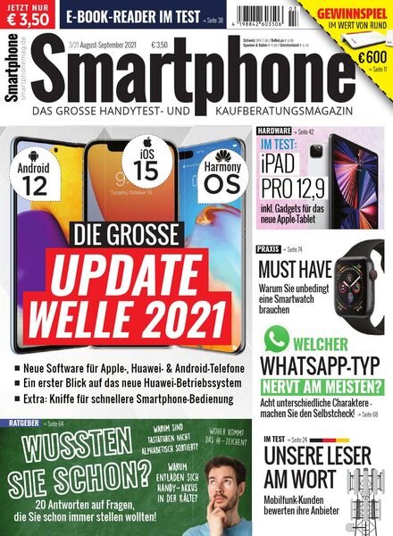 Smartphone Magazin – August-September 2021 Cover