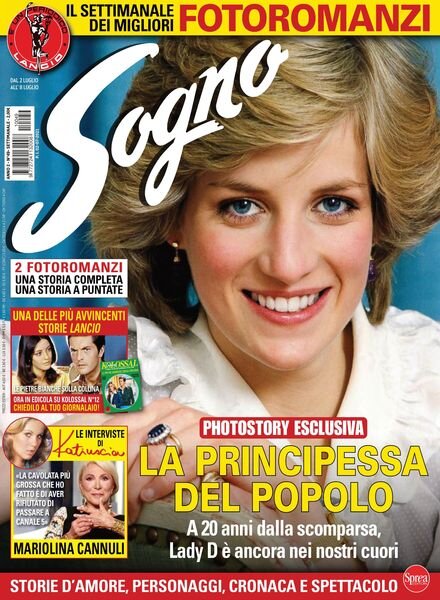 Sogno – 02 luglio 2021 Cover