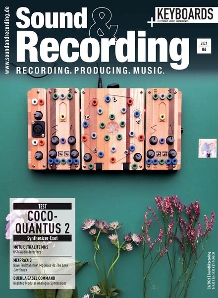 Sound & Recording – August 2021 Cover