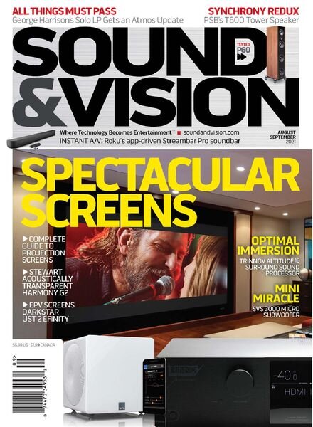 Sound & Vision – August 2021 Cover