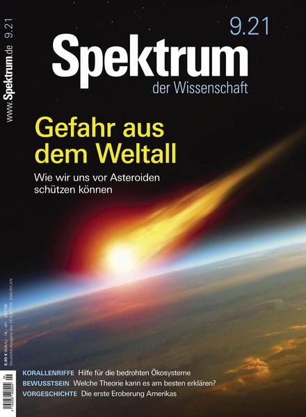 Spektrum der Wissenschaft – 14 August 2021 Cover