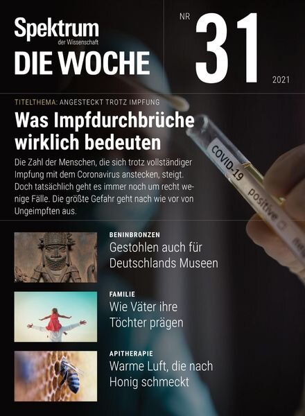 Spektrum – Die Woche – 05 August 2021 Cover