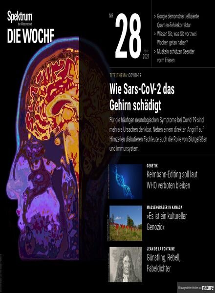 Spektrum Die Woche – 16 Juli 2021 Cover