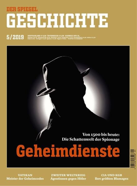 SPIEGEL Geschichte – September 2019 Cover