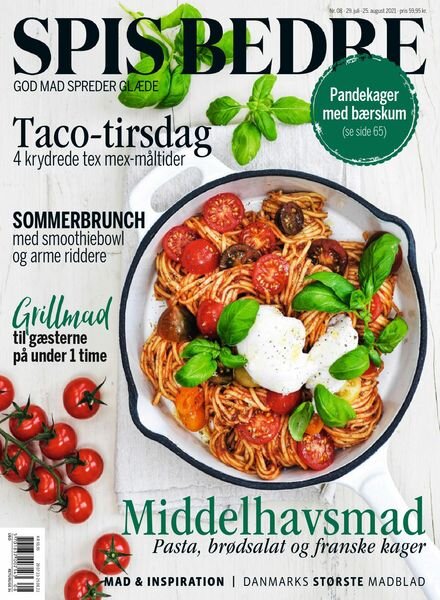 Spis Bedre – 01 august 2021 Cover