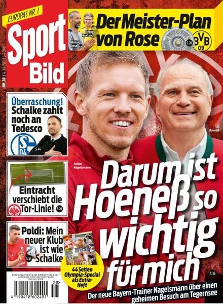 Sport Bild – 14 Juli 2021 Cover
