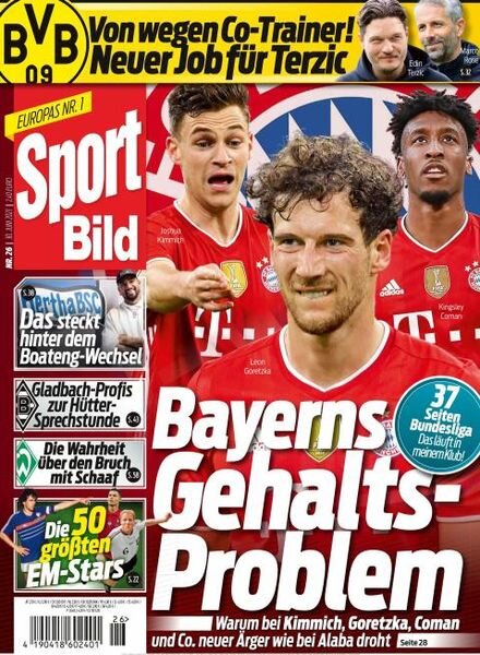 Sport Bild – 30 Juni 2021 Cover