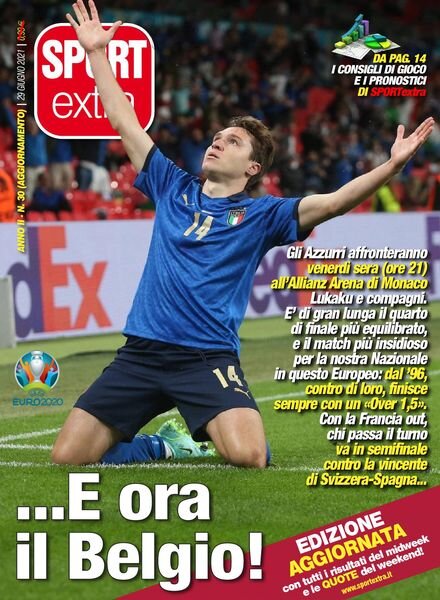 SPORTextra – N.30 aggiornamento – 2 Luglio 2021 Cover