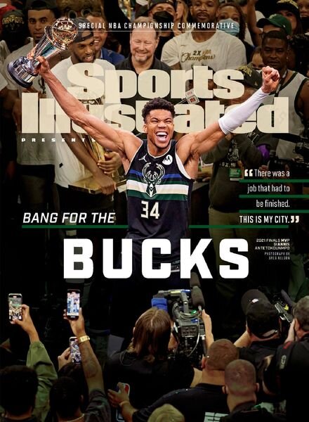 Sports Illustrated NBA Commemorative Bucks – July 2021 Cover