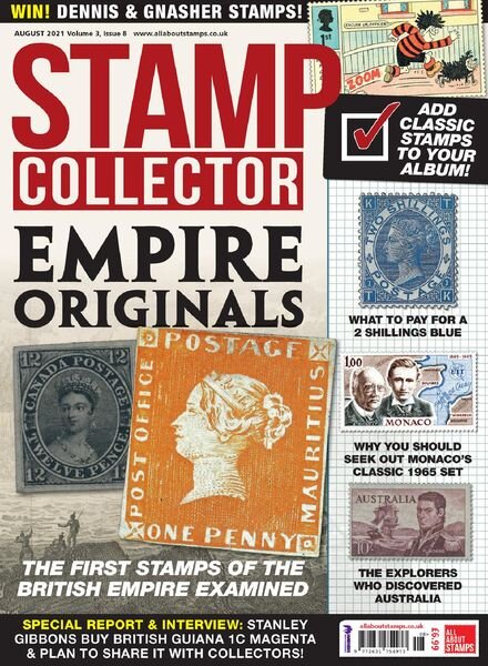 Stamp Collector – August 2021 Cover