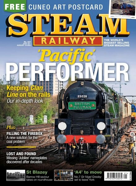Steam Railway – 23 July 2021 Cover