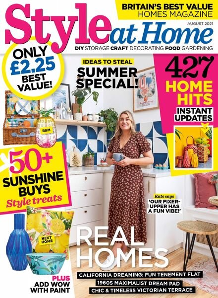 Style at Home UK – August 2021 Cover
