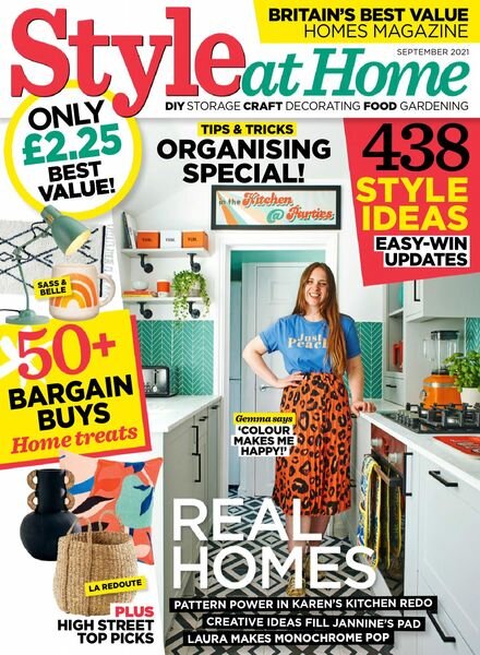 Style at Home UK – September 2021 Cover