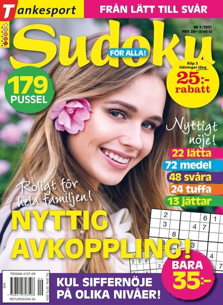Sudoku for alla – 05 augusti 2021 Cover