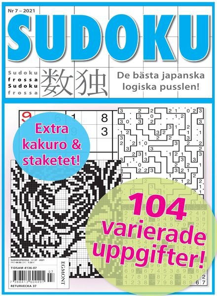 Sudoku Frossa – 12 augusti 2021 Cover