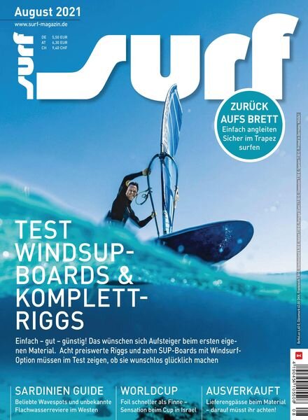 Surf Germany – August 2021 Cover