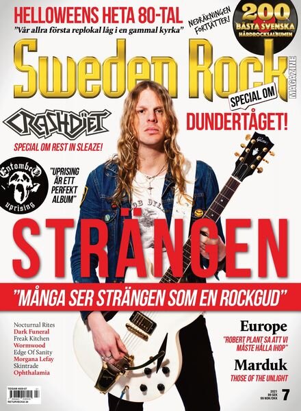 Sweden Rock Magazine – 20 juli 2021 Cover