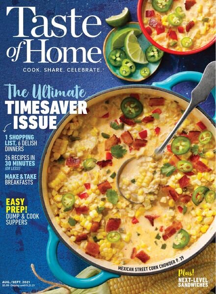 Taste of Home – August 2021 Cover