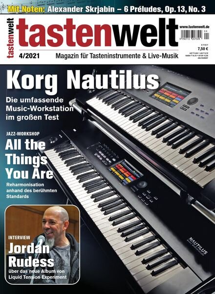 Tastenwelt – Juli-August 2021 Cover