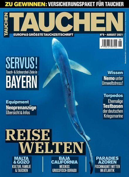 Tauchen – August 2021 Cover
