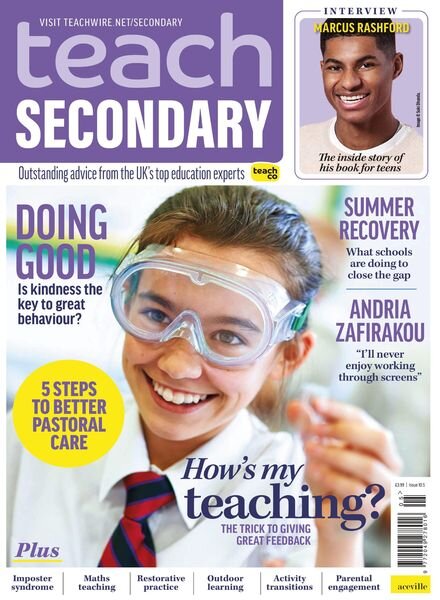 Teach Secondary – July 2021 Cover