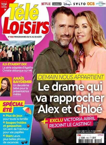 Tele Loisirs – 9 Aout 2021 Cover