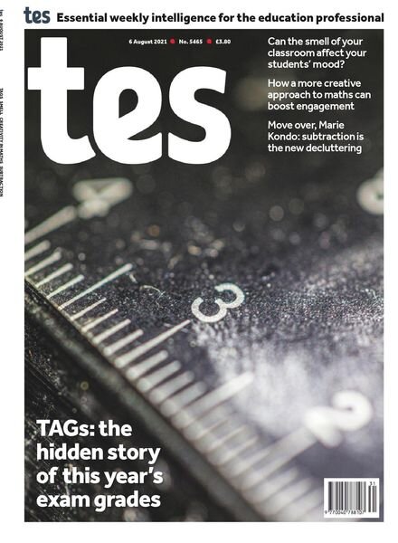 TES Magazine – 06 August 2021 Cover