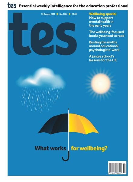 TES Magazine – 13 August 2021 Cover