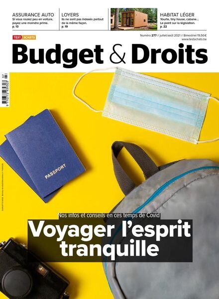 Test Achats Budget & Droits – Juillet-Aout 2021 Cover