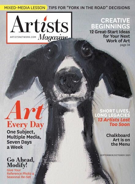 The Artist’s Magazine – September 2021 Cover