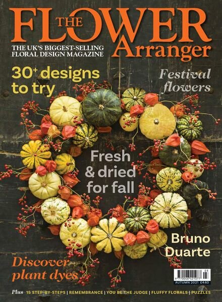 The Flower Arranger – Autumn 2021 Cover