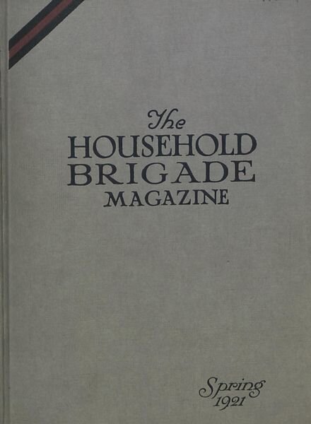 The Guards Magazine – Spring 1921 Cover