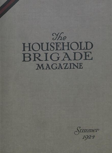 The Guards Magazine – Summer 1924 Cover